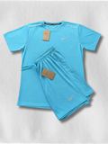 Nike Running Short/T-Shirt Bleu